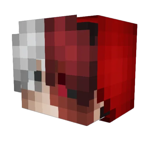sades001 Minecraft avatar head, 3D render