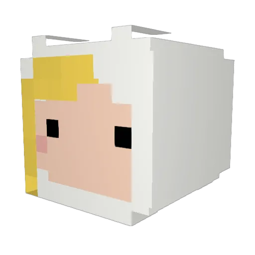 sadfart3005 Minecraft avatar head, 3D render