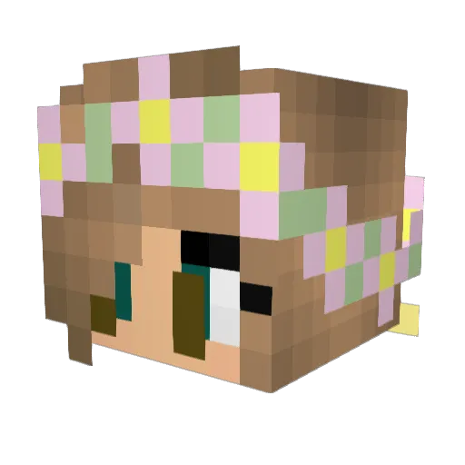 sadie0430 Minecraft avatar head, 3D render