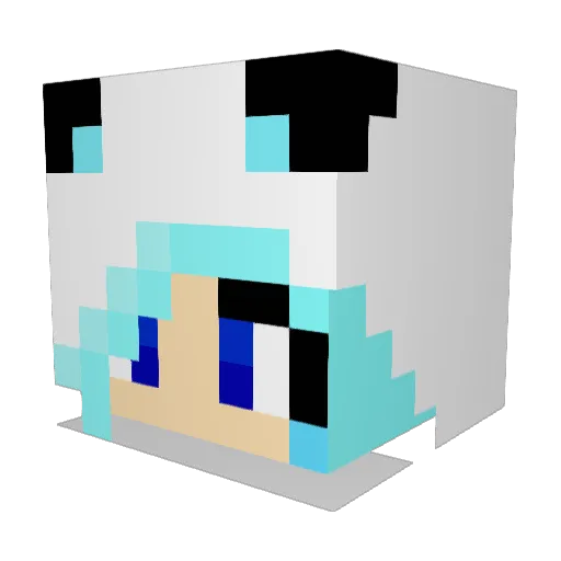 sadie5135 Minecraft avatar head, 3D render