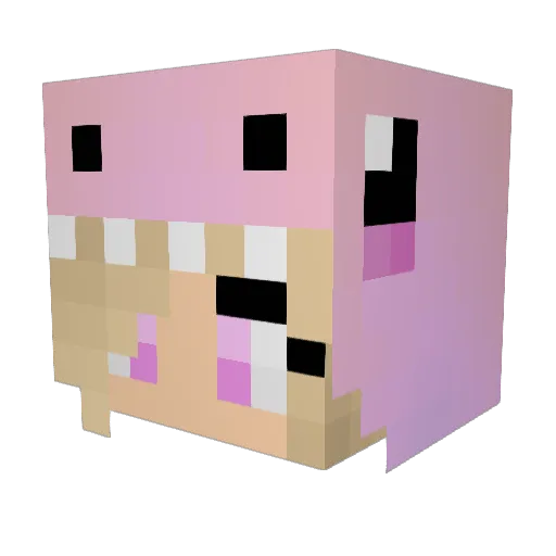 sadiesayss Minecraft avatar head, 3D render
