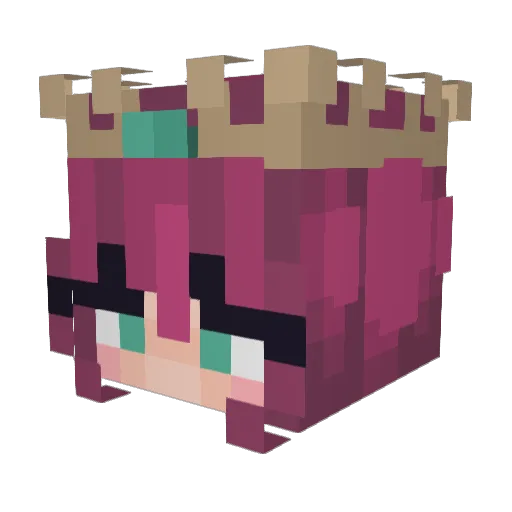 sadinda420 Minecraft avatar head, 3D render