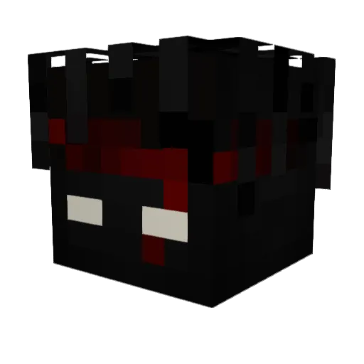 sadkiid Minecraft avatar head, 3D render