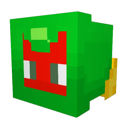sadlyadrian Minecraft avatar head, 3D render