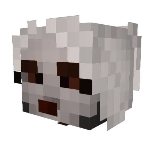 sadmantis1 Minecraft avatar head, 3D render