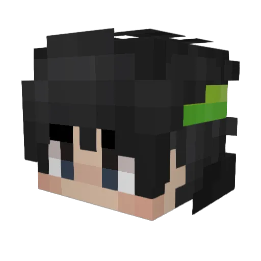 sadnnap Minecraft avatar head, 3D render