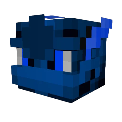 sadpanther6 Minecraft avatar head, 3D render