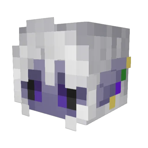 sadratv Minecraft avatar head, 3D render