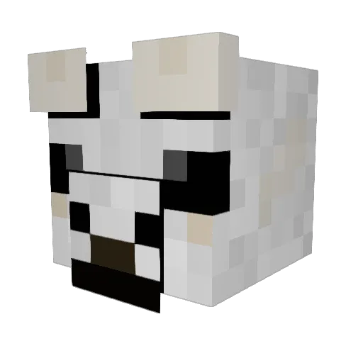 sadsad7 Minecraft avatar head, 3D render