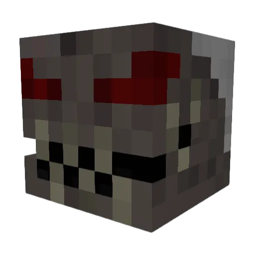 sadstwelve Minecraft avatar head, 3D render