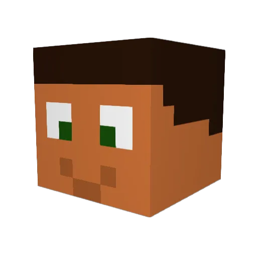 sadwich414 Minecraft avatar head, 3D render