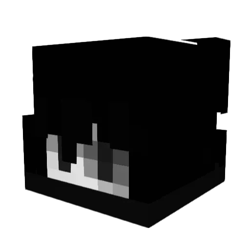 sae_itoshi Minecraft avatar head, 3D render