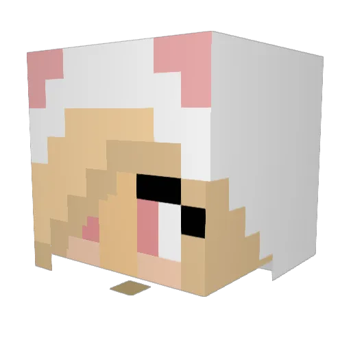 saebis777 Minecraft avatar head, 3D render