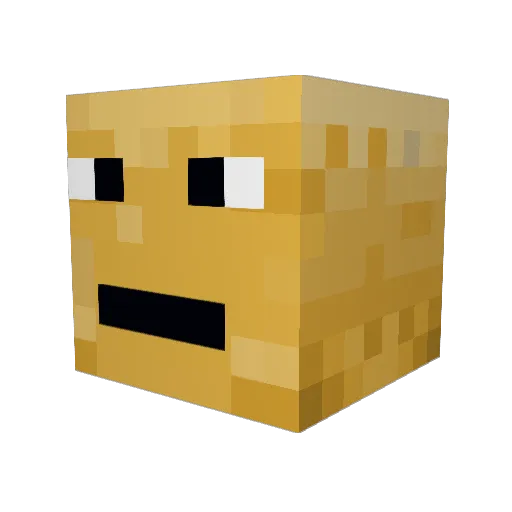 saebyeol0306 Minecraft avatar head, 3D render
