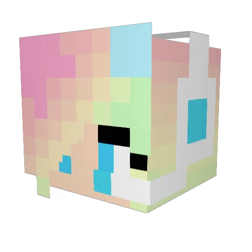 saeco_y Minecraft avatar head, 3D render