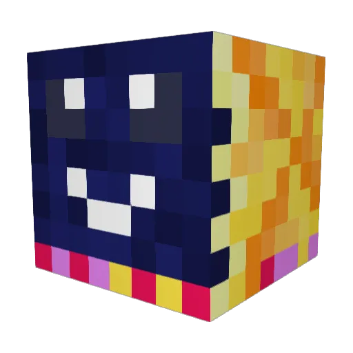 saedusk Minecraft avatar head, 3D render