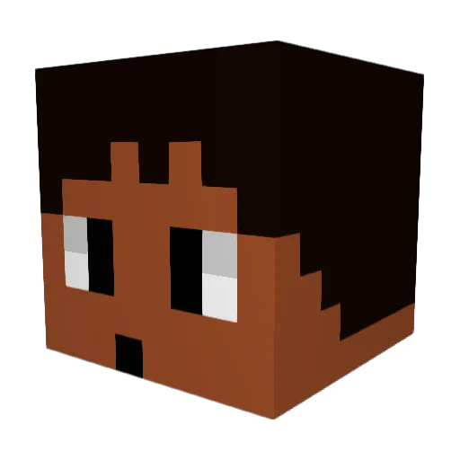 saeeso Minecraft avatar head, 3D render