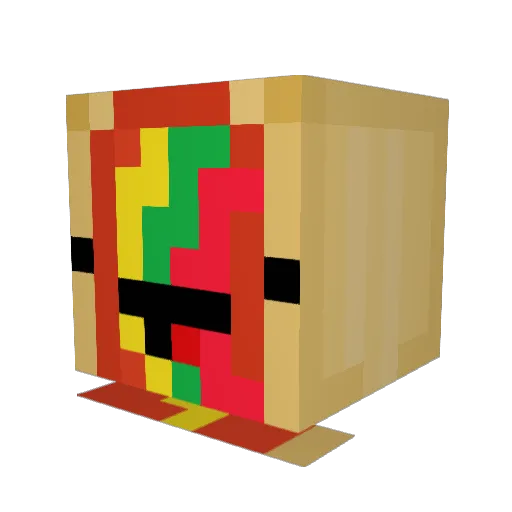 saek411 Minecraft avatar head, 3D render
