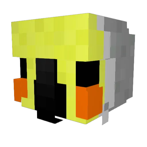 saekichiyo Minecraft avatar head, 3D render
