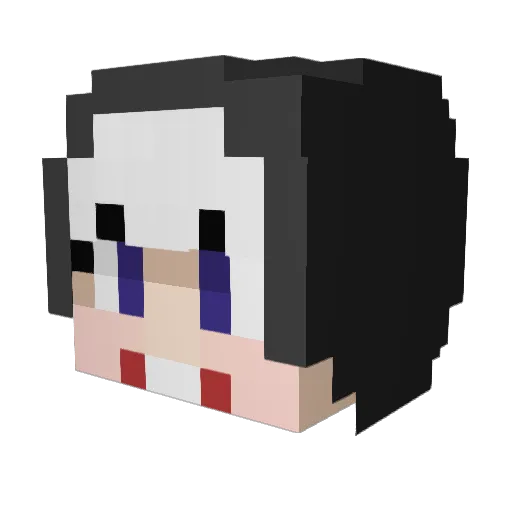 saekyun Minecraft avatar head, 3D render