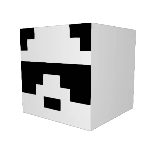 saemmihanlou Minecraft avatar head, 3D render