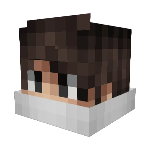 saesgabi Minecraft avatar head, 3D render