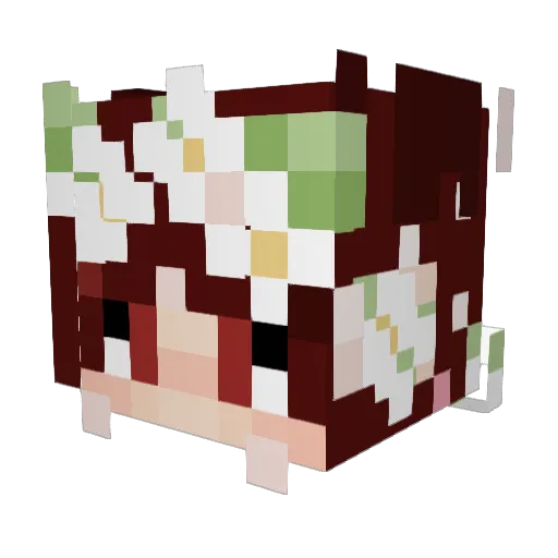 saevalux Minecraft avatar head, 3D render