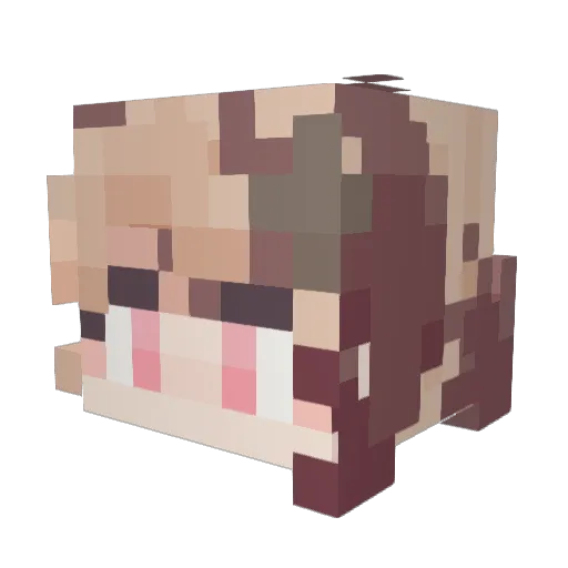 saeyoun_g Minecraft avatar head, 3D render