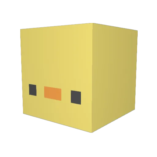 saezfran Minecraft avatar head, 3D render