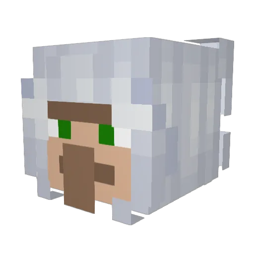 saf444 Minecraft avatar head, 3D render