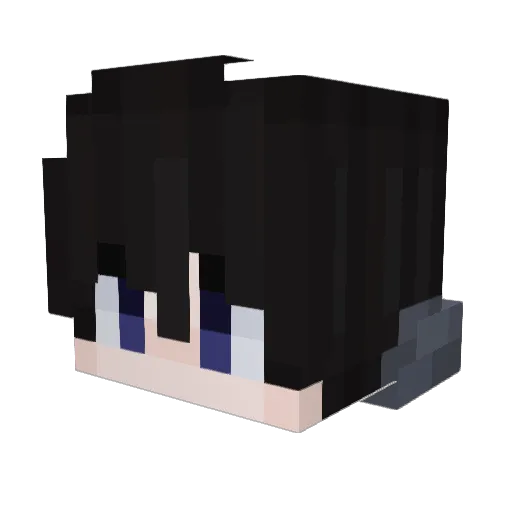 safari493 Minecraft avatar head, 3D render
