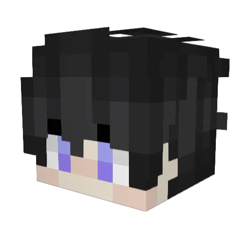 safazii Minecraft avatar head, 3D render