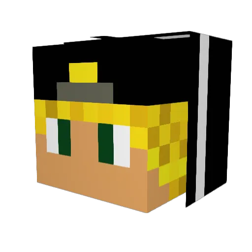 safcno4 Minecraft avatar head, 3D render