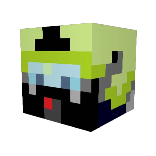 safd56 Minecraft avatar head, 3D render