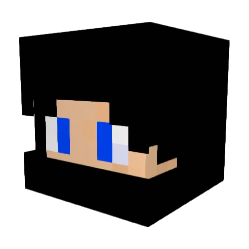 safe120 Minecraft avatar head, 3D render
