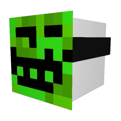 safetywario Minecraft avatar head, 3D render