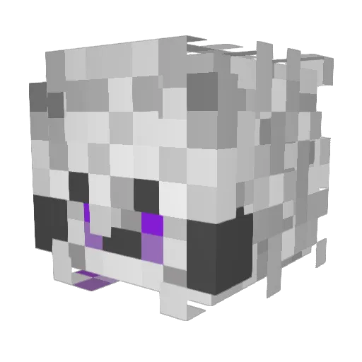 saffytanko Minecraft avatar head, 3D render