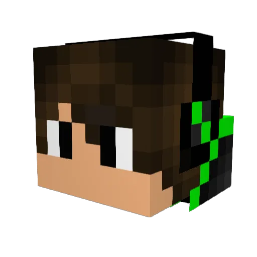 safi009 Minecraft avatar head, 3D render