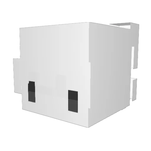 saftigereli Minecraft avatar head, 3D render
