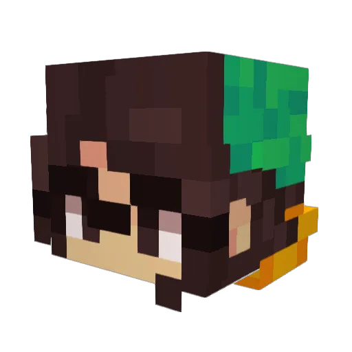 sagaby65 Minecraft avatar head, 3D render