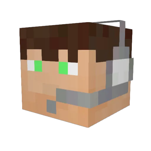 sagean723 Minecraft avatar head, 3D render