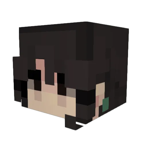 sagefromvalorant Minecraft avatar head, 3D render