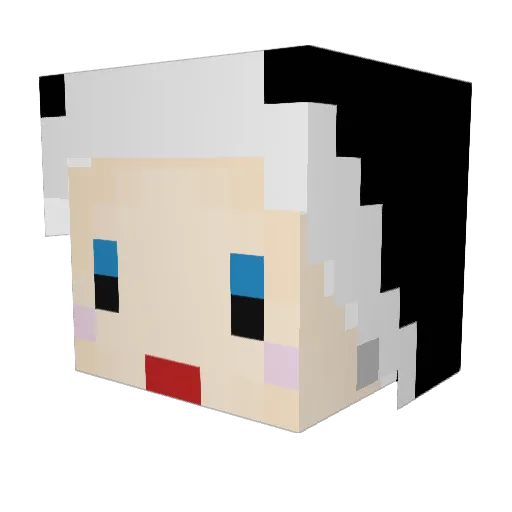 sagekilledyou Minecraft avatar head, 3D render
