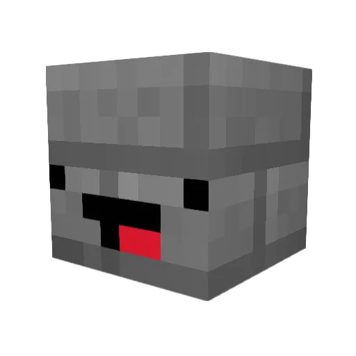 saggingWithARobe Minecraft avatar head, 3D render