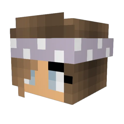 saggysavage Minecraft avatar head, 3D render