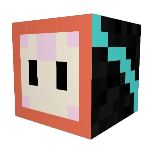 sahara338 Minecraft avatar head, 3D render