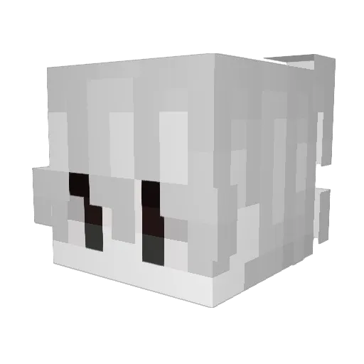 sahc Minecraft avatar head, 3D render
