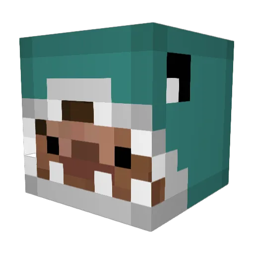 sahil_playz Minecraft avatar head, 3D render