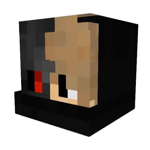sahinpvp Minecraft avatar head, 3D render