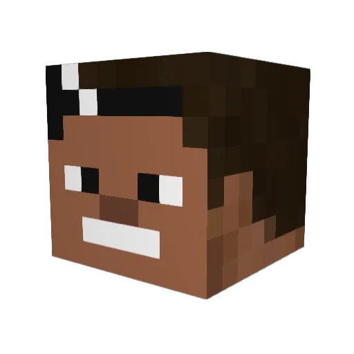 sahit55 Minecraft avatar head, 3D render